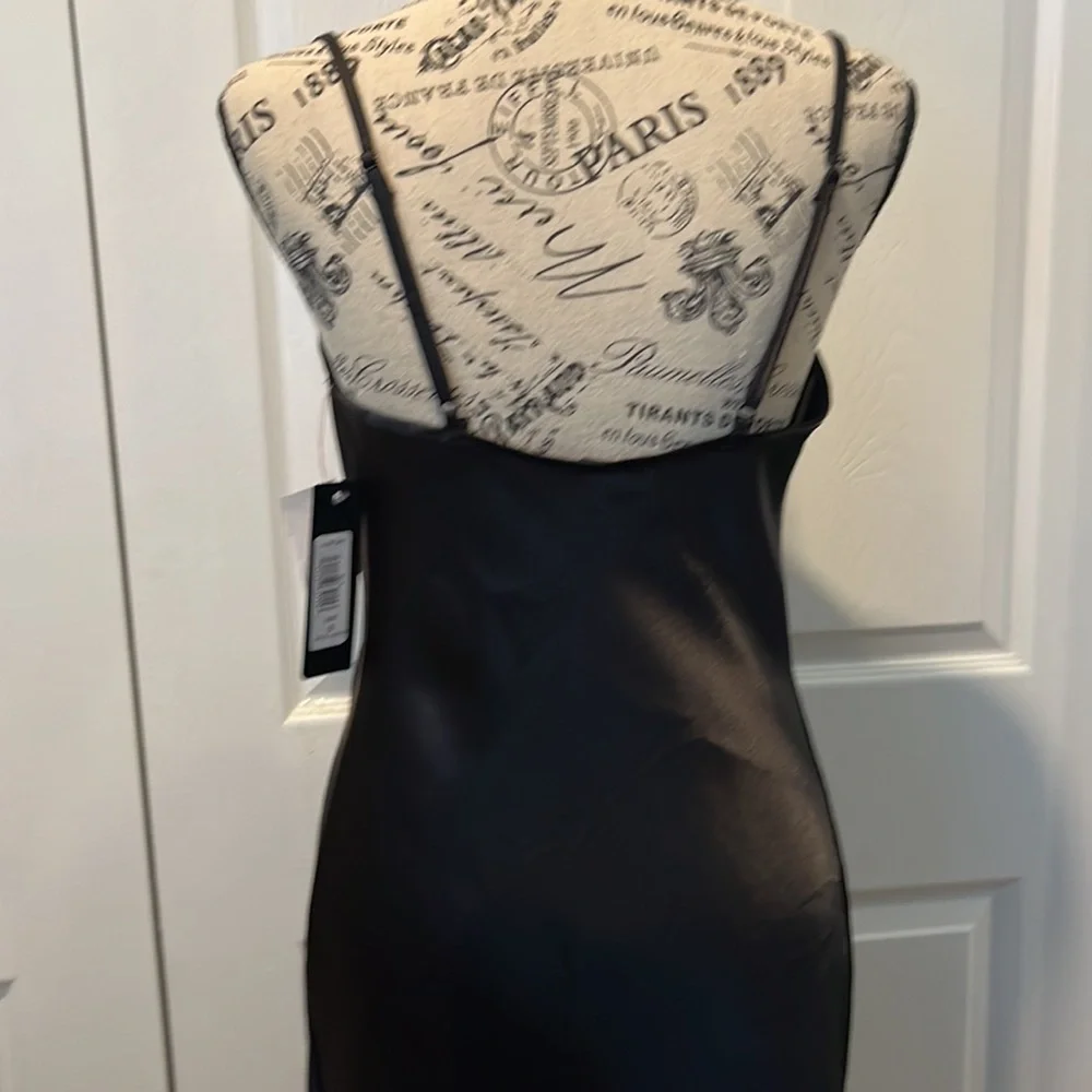 BEBE black slip dress - Picture 5 of 6